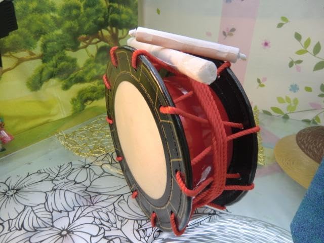 エイサー用締め太鼓30cm 撥付き 楽しく頑張るエイサー 締め太鼓 30